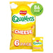 Walkers Quavers Cheese Multipack Snacks 6 per pack