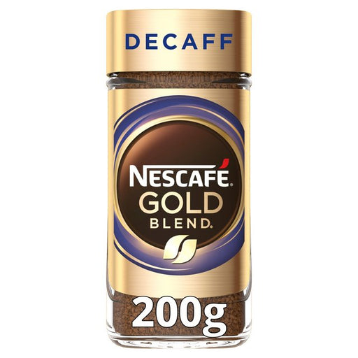 Nescafe Gold Blend Decaf Freeze Dried Instant Coffee 200g