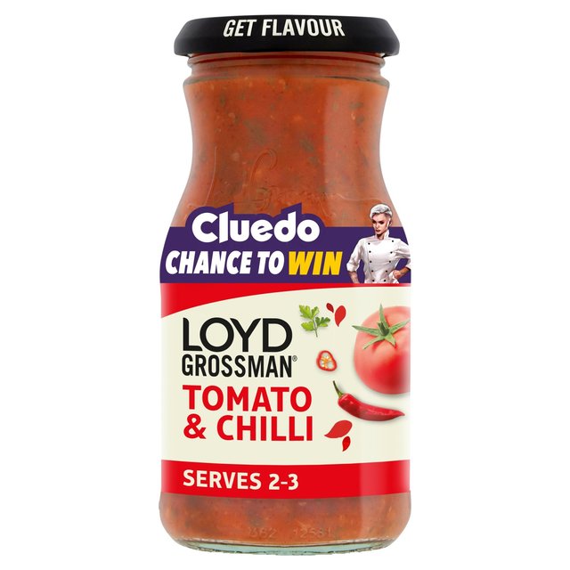 Loyd Grossman Tomato & Chilli Pasta Sauce 350g