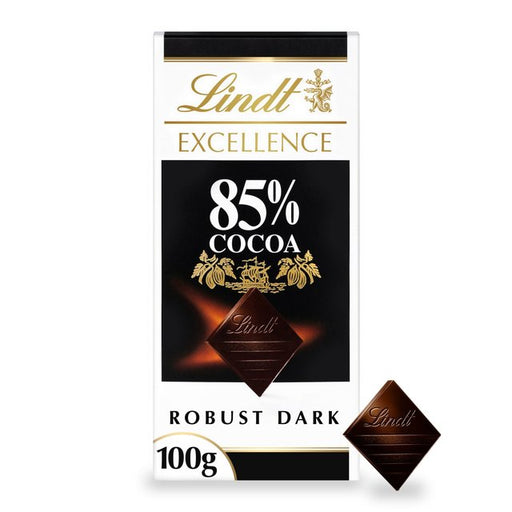 Lindt Excellence 85% Cocoa Dark Chocolate Bar 100g