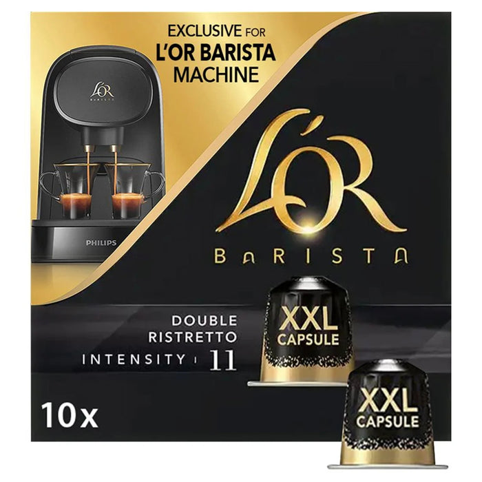 L'OR BARISTA Double Ristretto XXL Coffee Pods Intensity 11 10 per pack