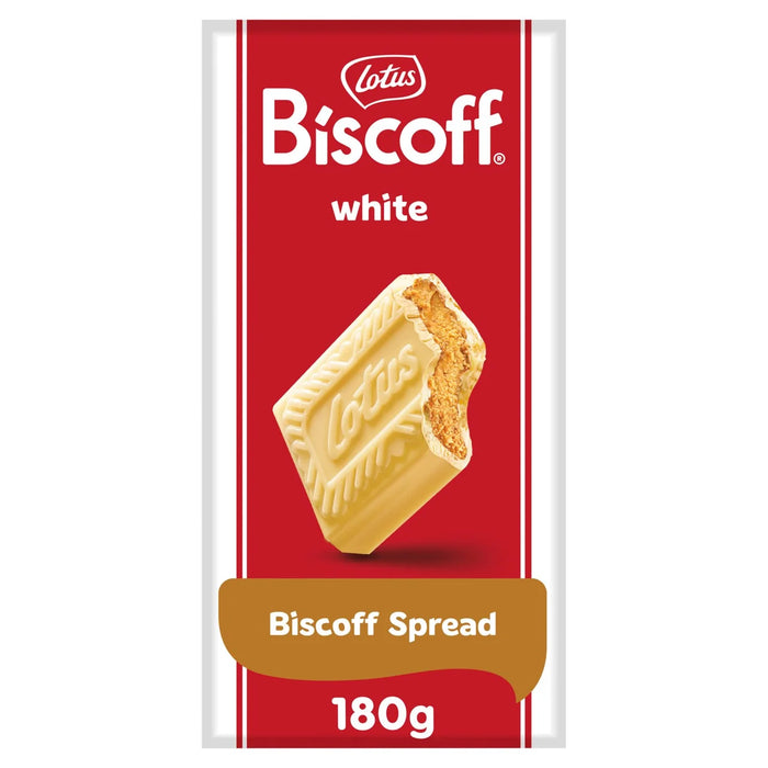 Lotus Biscoff White Chocolate with Biscoff Cream 180g