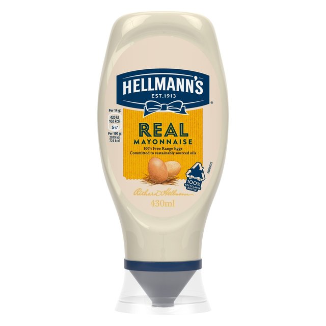 Hellmann's Real Squeezy Mayonnaise 430ml