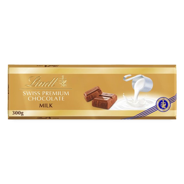 Lindt Gold Bar Milk Chocolate 300g