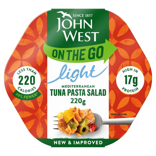 John West On The Go Mediterranean Tuna Pasta Salad 220g