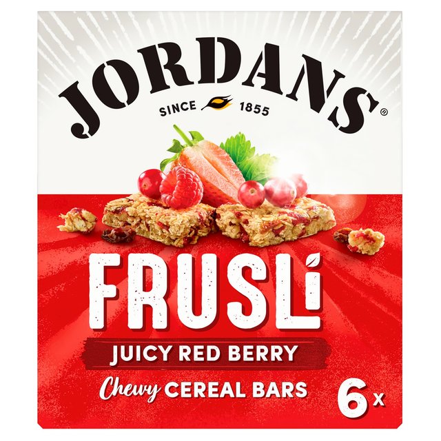 Jordans Red Berries Frusli Cereal Bars 6 x 30g