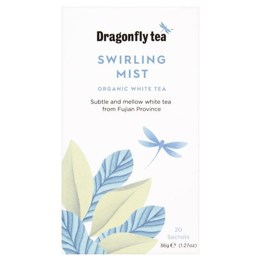 Dragonfly Organic Swirling Mist White Tea Bags 20 per pack