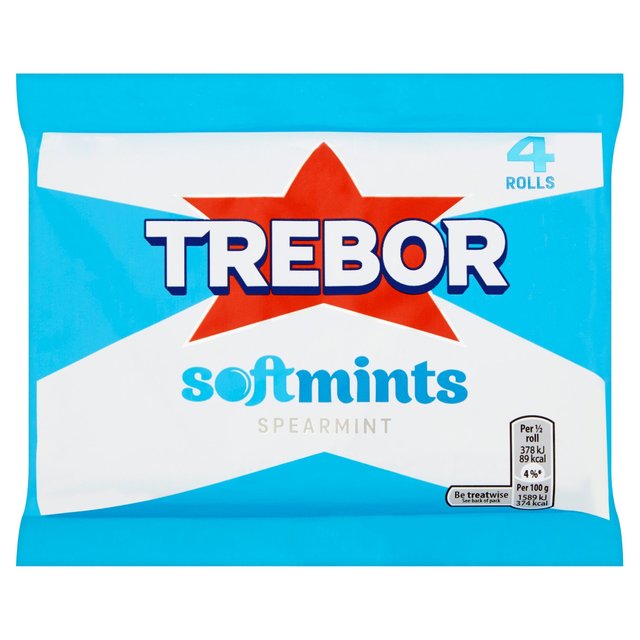 Trebor Softmints Spearmint Mint Rolls 179g