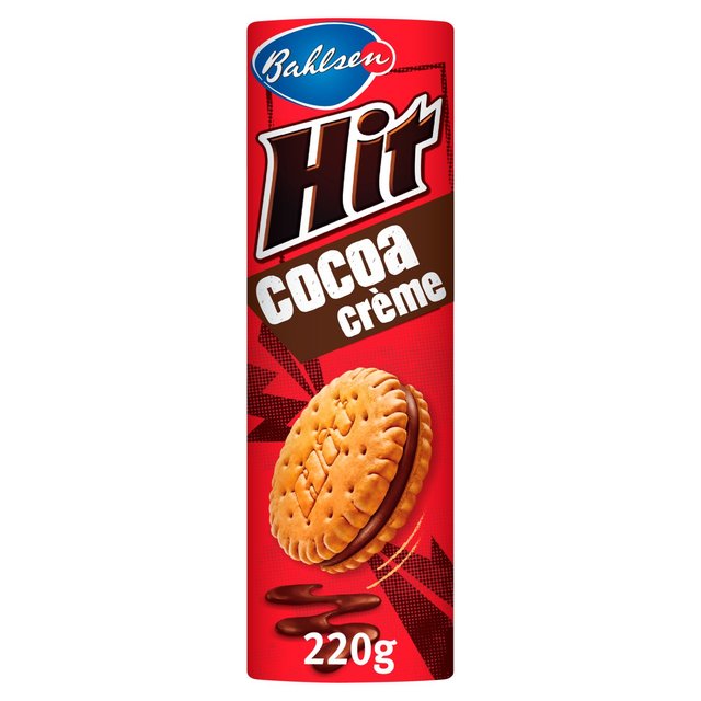 Bahlsen Hit Cocoa Creme Milk Chocolate Sandwich Biscuits 220g