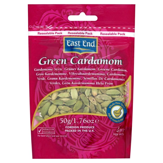 East End Green Cardamoms 50g