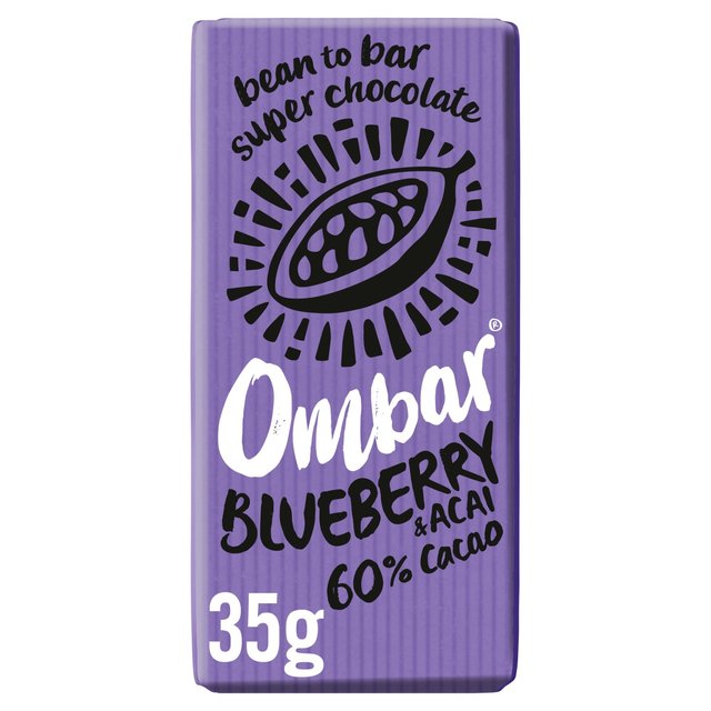 Ombar Blueberry & Acai Organic Vegan Fair Trade Chocolate 35g