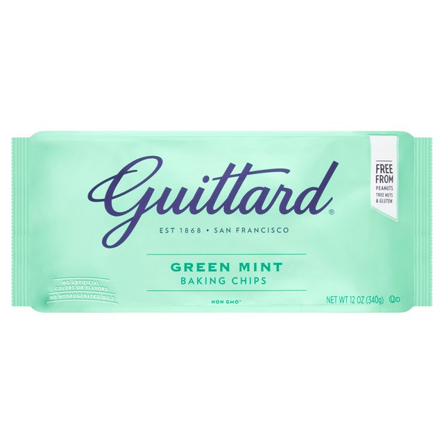 Guittard Green Mint Baking Chips 340g