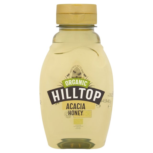 Hilltop Honey Organic Acacia Squeezy 340g