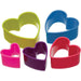 Heart Shaped Cookie Cutters 5 per pack