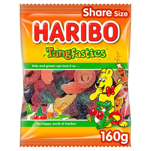 Haribo Tangfastics Fizzy Sweets Sharing Bag 160g