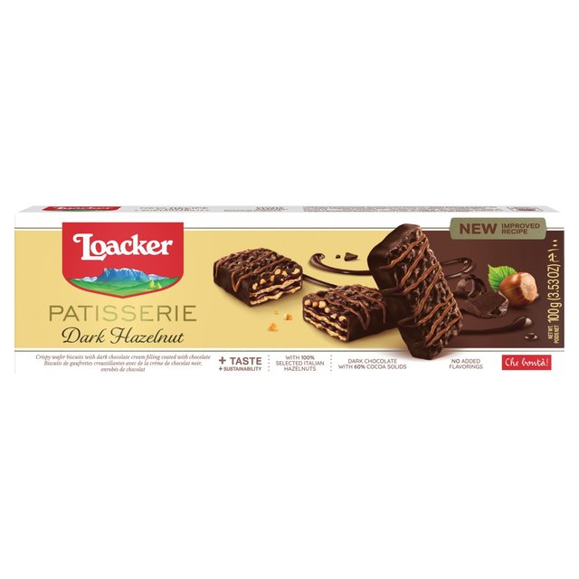 Loacker Dark Chocolate Hazelnut Biscuits 100g