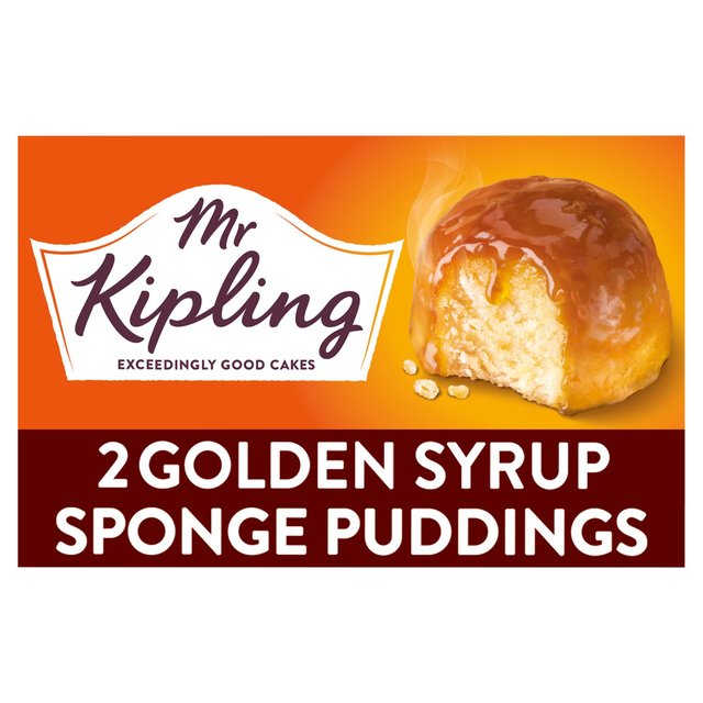 Mr Kipling Golden Syrup Sponge Puddings 2 per pack