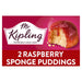 Mr Kipling Raspberry Sponge Puddings 2 per pack