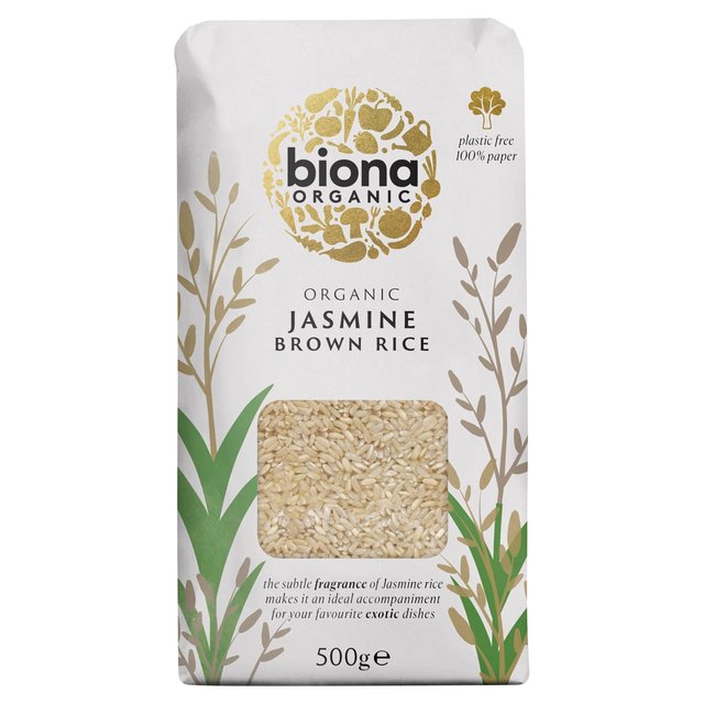 Biona Organic Jasmine Rice Brown 500g