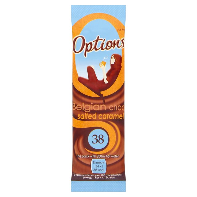 Options Salted Caramel Hot Chocolate Sachet 11g