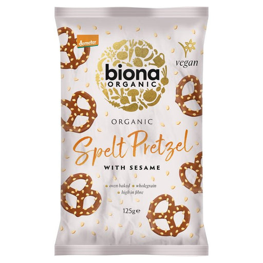 Biona Organic Spelt Pretzel With Sesame 125g