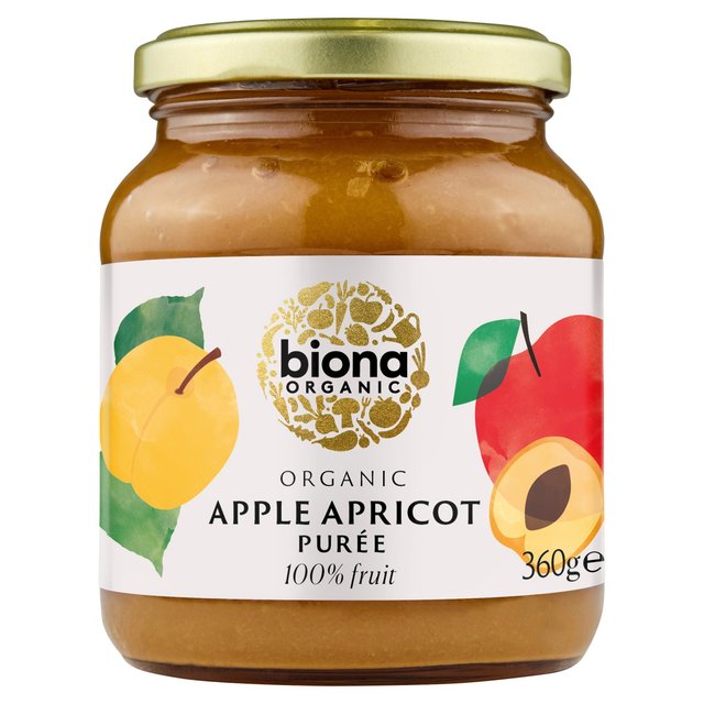 Biona Organic Apple Apricot Puree 350g