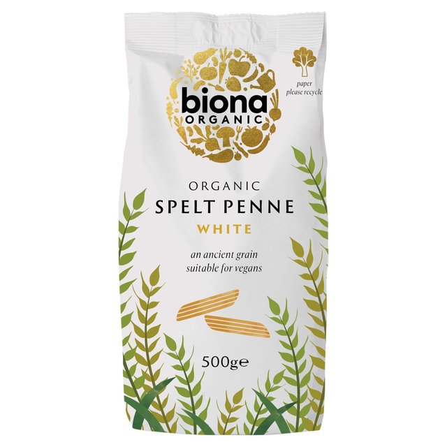 Biona Organic Spelt Penne White Pasta 500g