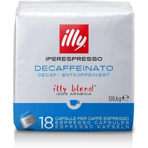 illy Iperespresso Decaf Capsules 18 per pack