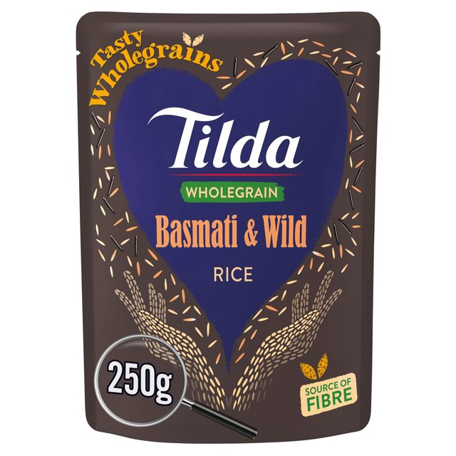 Tilda Microwave Wholegrain Basmati & Wild Rice 250g