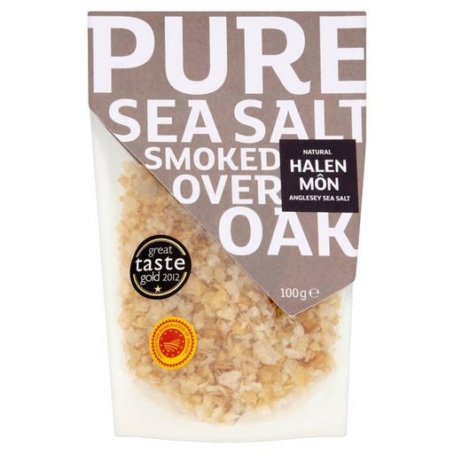 Halen Mon Oak Smoked Sea Salt PDO 100g