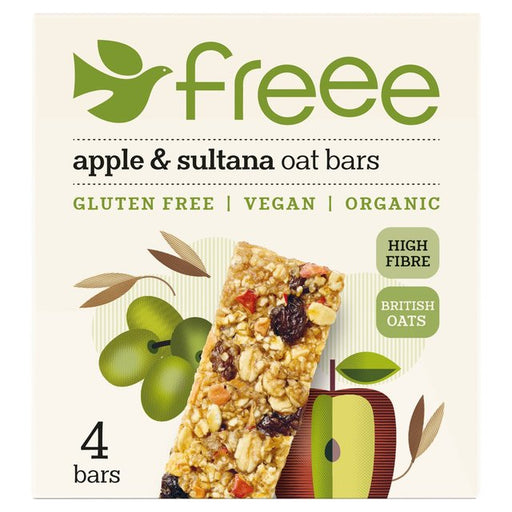 Freee Organic Gluten Free Apple & Sultana Oat Bars 4 x 35g