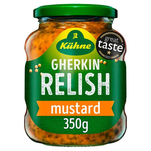 Kuhne Gherkin Mustard Relish 350g