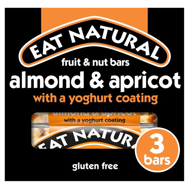 Eat Natural Almond & Apricot Yoghurt Coated Bars 3 x 50g