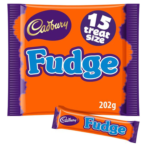 Cadbury Fudge Treatsize Chocolate Bar Pack 202g