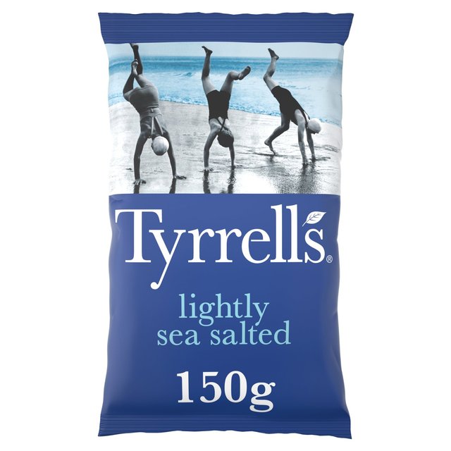 Tyrrells Lightly Sea Salted Sharing Crisps 150g