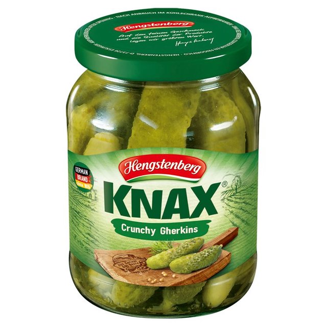 Hengstenberg Knax Crunchy Gherkins 330g