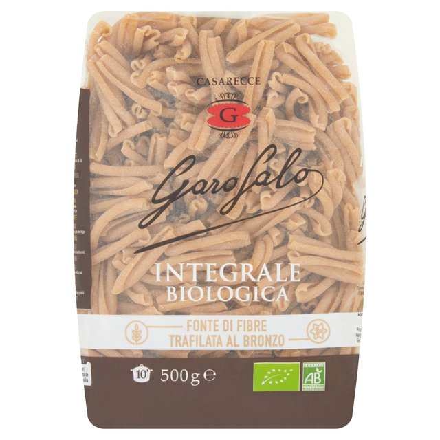 Garofalo Organic Whole Wheat Casarecce Pasta 500g