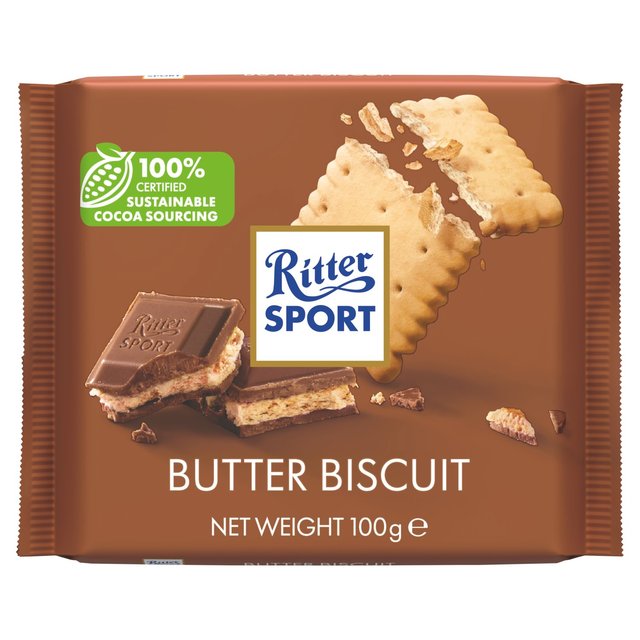 Ritter Sport Butter Biscuit Milk Chocolate 100g