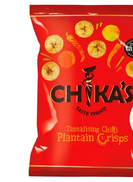 Chika's Chilli Plantain Crisps 35g