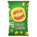 Hula Hoops Cheese & Onion Multipack Crisps 6 Pack 6 per pack