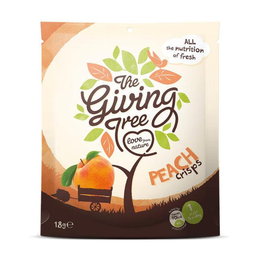 The Giving Tree Freeze Dried Peach Crisps 18g