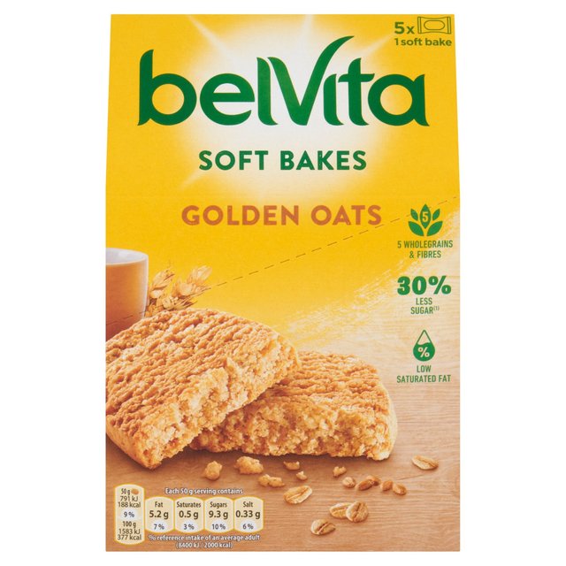 Belvita Golden Oats Bakes Breakfast Biscuits 5 per pack