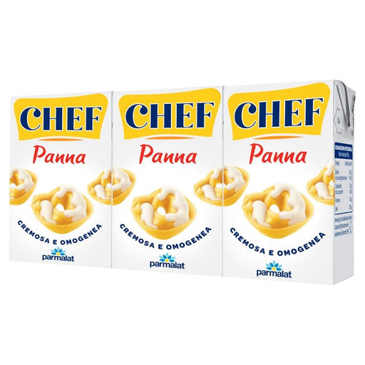 Chef Parmalat Panna UHT Cooking Cream 3 x 125ml