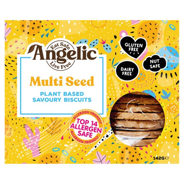 Angelic Free From Multi Seed Crackers 142g