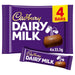 Cadbury Dairy Milk Chocolate Bar Multipack 4 x 33.5g