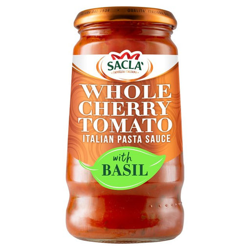 Sacla' Whole Cherry Tomato & Basil Pasta Sauce 350g