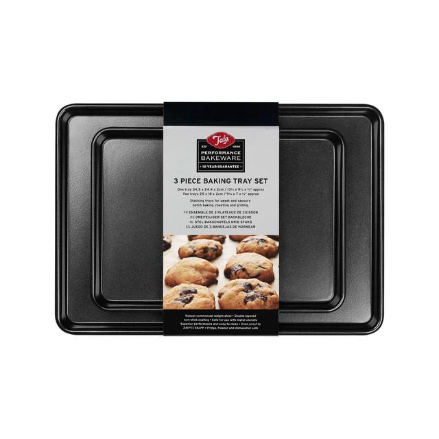 Tala 3 Non-stick Baking and Oven Trays, 3 per pack