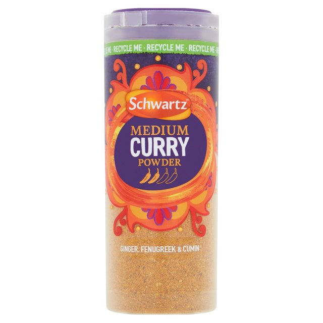 Schwartz Medium Curry Powder Drum 90g