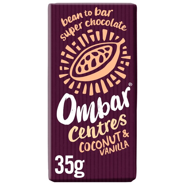 Ombar Centres Coconut & Vanilla Organic Vegan Fair Trade Chocolate 35g