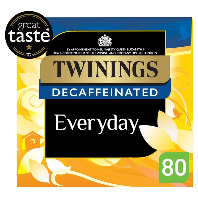 Twinings Decaffeinated Everyday Tea 80 per pack